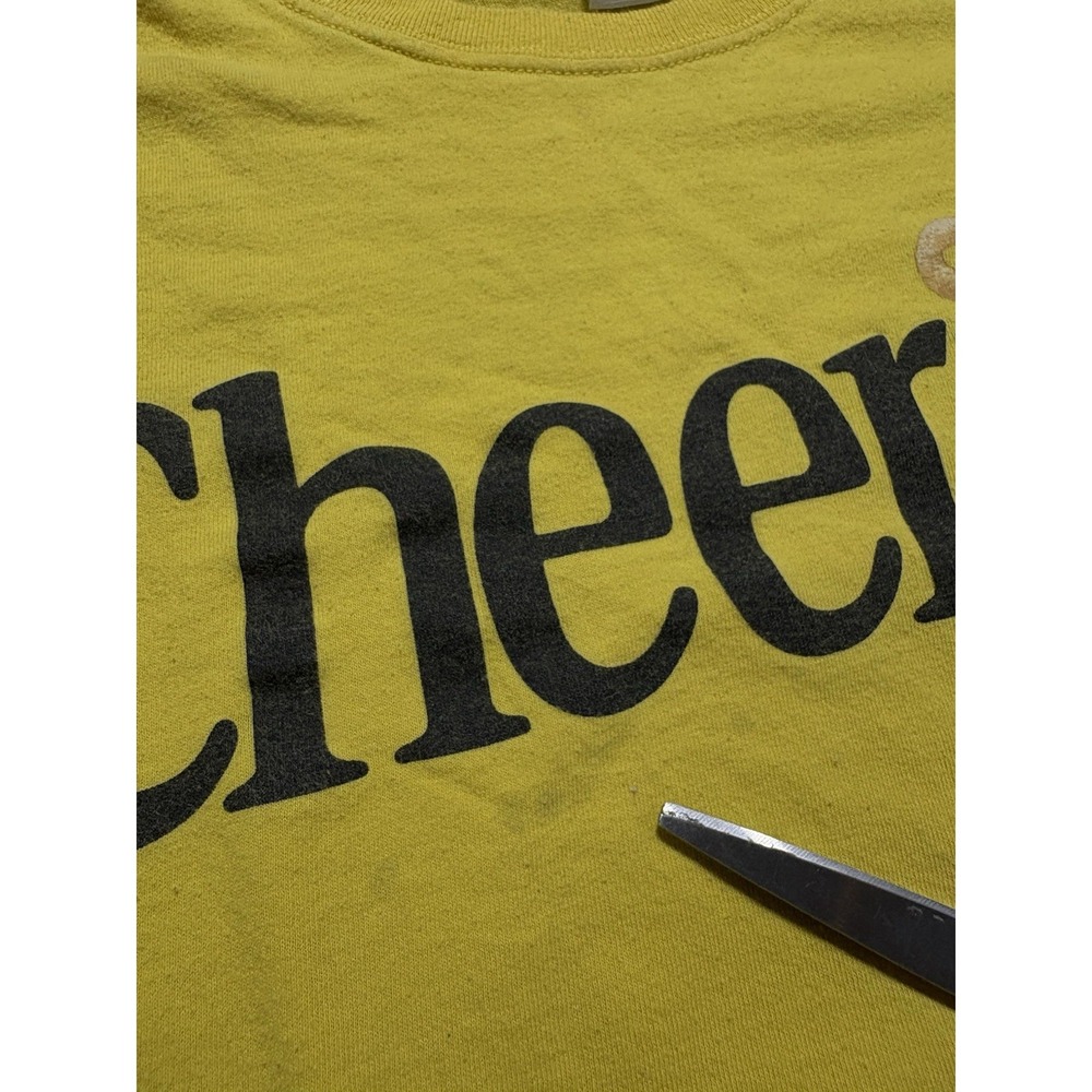Vintage 90s Cheerios Promo T-Shirt Men's Large Cereal Snack Yellow Double Sided - Picture 6 of 10